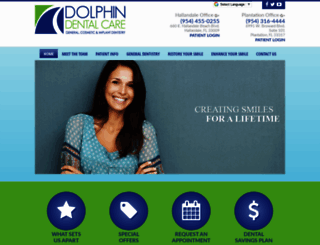 dolphindentalcare.com screenshot