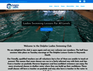 dolphinladiesswimmingclub.co.uk screenshot