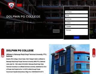 dolphinpgcollege.com screenshot