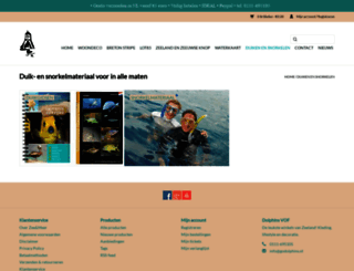 dolphins-diving.nl screenshot