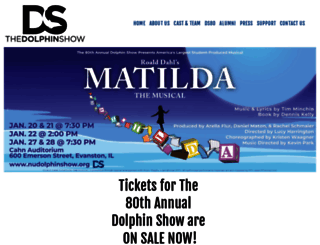 dolphinshow.org screenshot