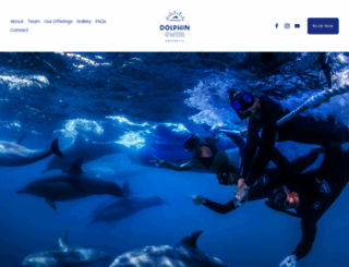 dolphinswimaustralia.com.au screenshot