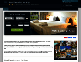 dom-goncalo-fatima.hotel-rez.com screenshot