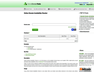 domain-availability-checker.online-domain-tools.com screenshot