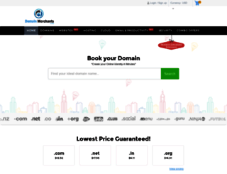 domain-merchants.com screenshot
