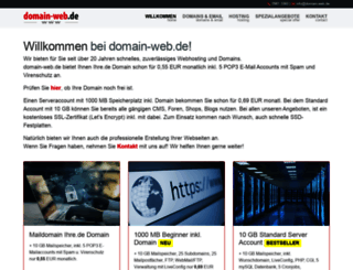 domain-web.de screenshot