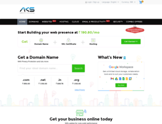 domain.aksindia.com screenshot