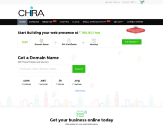 domain.chira.in screenshot