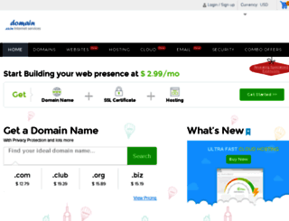 domain.co.in screenshot