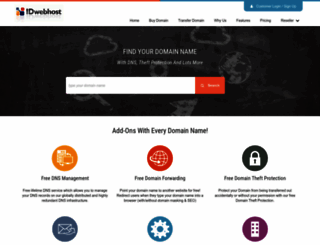 domain.idwebhost.com screenshot