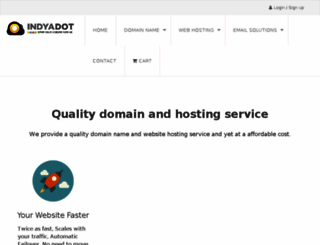 domain.indyadot.com screenshot