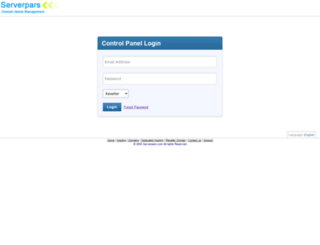 domain.serverpars.com screenshot