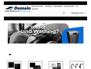 domainappliances.com.au screenshot