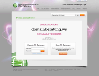 domainberatung.ws screenshot