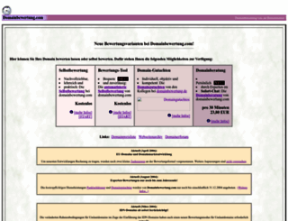 domainbewertung.com screenshot