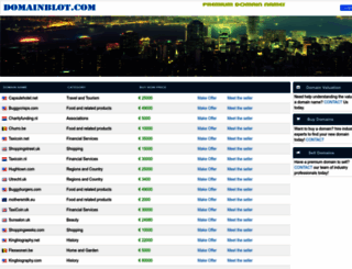 domainblot.com screenshot