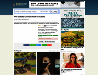 domaincheck.8solutions.de.clearwebstats.com screenshot