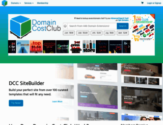 domaincostclub.com screenshot