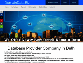 domaindata.biz screenshot