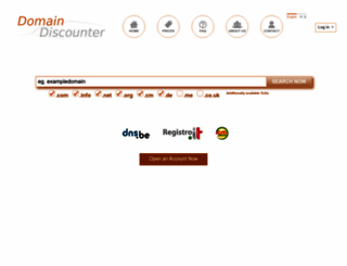 domaindiscounter.com screenshot