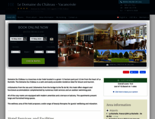 domaine-du-chateau.hotel-rez.com screenshot