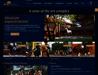domaine-equestre.com screenshot