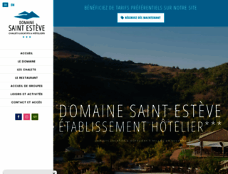domaine-saint-esteve.fr screenshot