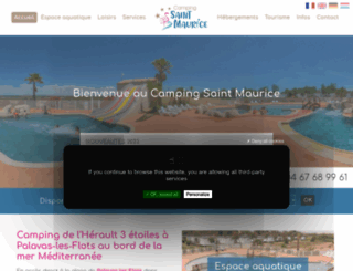 domaine-saint-maurice.com screenshot