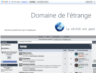 domainedeletrange.com screenshot