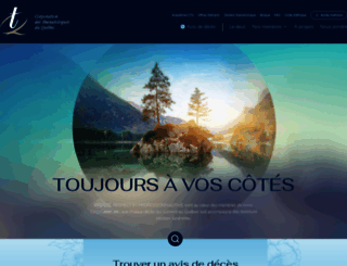domainefuneraire.com screenshot