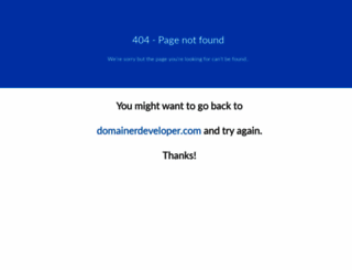 domainerdeveloper.com screenshot