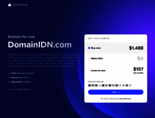 domainidn.com screenshot