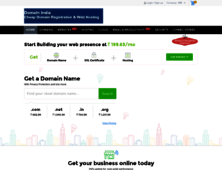 domainindia.co.in screenshot