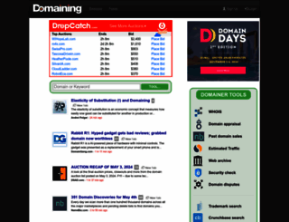 domaining.com screenshot