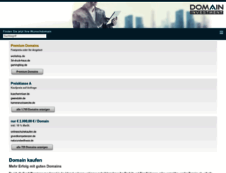 domaininvestment.de screenshot