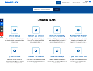 domainlooks.com screenshot