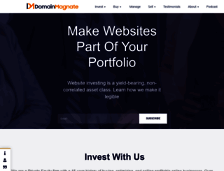 domainmagnate.com screenshot