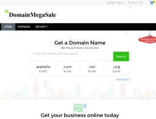 domainmegasale.com screenshot