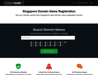 domainname.sg screenshot