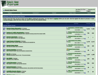 domainnameforum.org screenshot