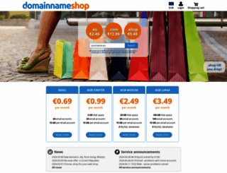 domainnameshop.com screenshot