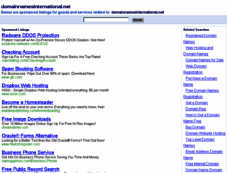domainnamesinternational.net screenshot