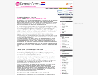 domainnews.nl screenshot