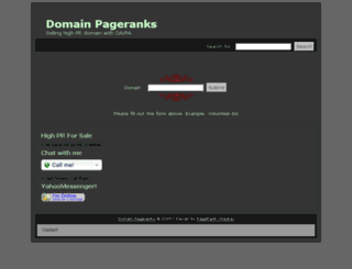 domainpageranks.com screenshot