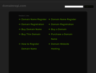 domainregi.com screenshot