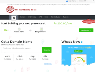 domainregistrationmumbai.in screenshot