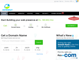domains.intenextsolutions.com screenshot