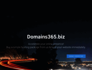 domains365.net screenshot