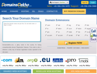domainsdekho.com screenshot