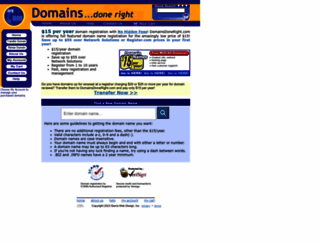 domainsdoneright.com screenshot